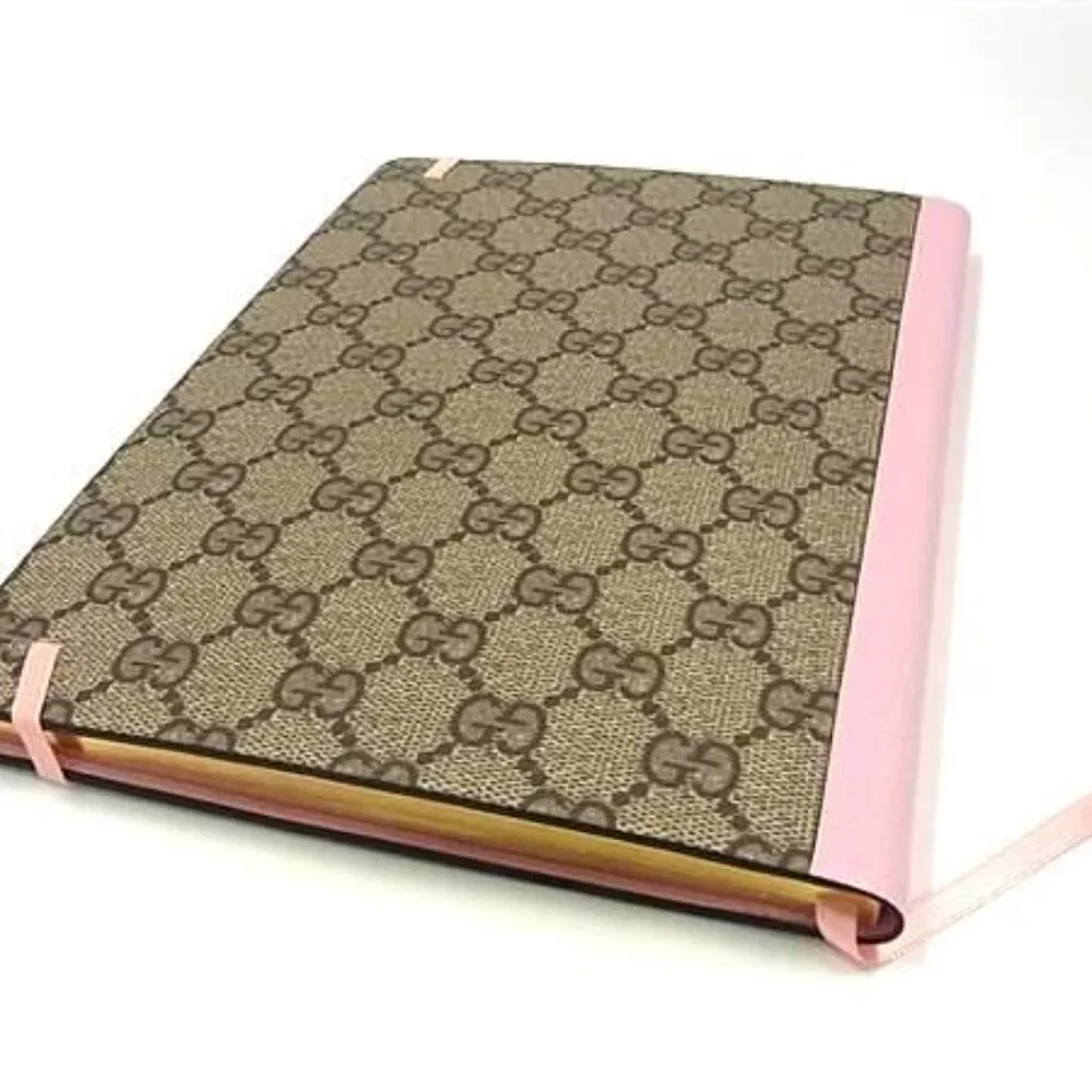 Gucci Disney Collaboration Daisy GG Pattern Notebook Notepad Stationery